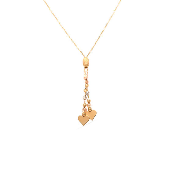 Mücevher Dünyası - 14 Ayar Dorika Kalp Altın Kolye