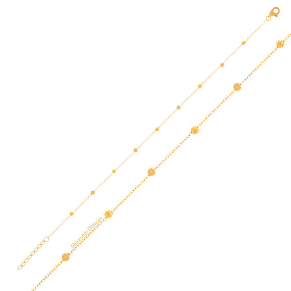 Mücevher Dünyası - 22 Ayar Dorika Toplu Altın Bileklik - 1,50 Gr.