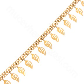 22 Ayar Tasarım Altın Zincir - 50 Cm - 15,05 Gr. - Thumbnail