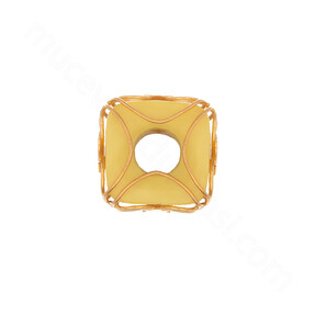 22 Ayar Renkli Taşlı Altın Kolye Ucu - 0,47 Gr. - Thumbnail