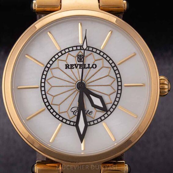 Revello Altın Sarısı Metal Kadın Kol Saati 80043065