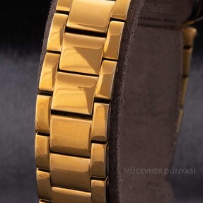 Revello Altın Sarısı Metal Kadın Kol Saati 80043065 - Thumbnail