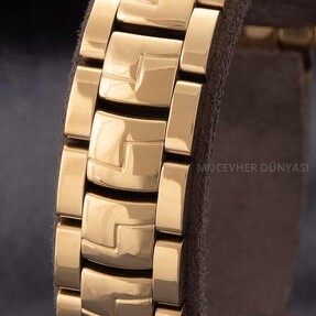 Revello Altın Sarısı Metal Kordon Kadın Kol Saati 80041627 - Thumbnail