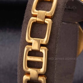 Revello Altın Sarısı Metal Kordonlu Kadın Kol Saati 80040002 - Thumbnail